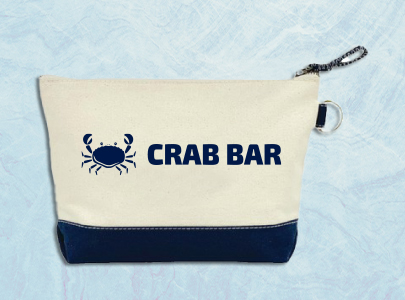 Custom imprinted Premium Gift Pouch/Toiletry Bag for Anaheim, CA with a local business logo