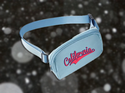 Custom imprinted Everywhere Belt Bag for Anaheim, CA with a local business logo