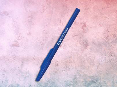 Custom imprinted Stick Pen for Anaheim, CA with a local business logo
