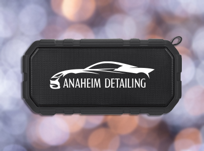 Custom imprinted Brick Outdoor Bluetooth Waterproof Speaker for Anaheim, CA with a local business logo